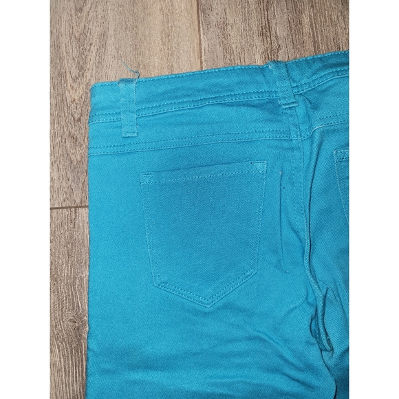 Wet Seal Turquoise Skinny Jeans - Picture 6 of 6